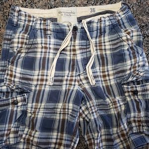 Aberbcrombie Plaid Shorts - Size: 36